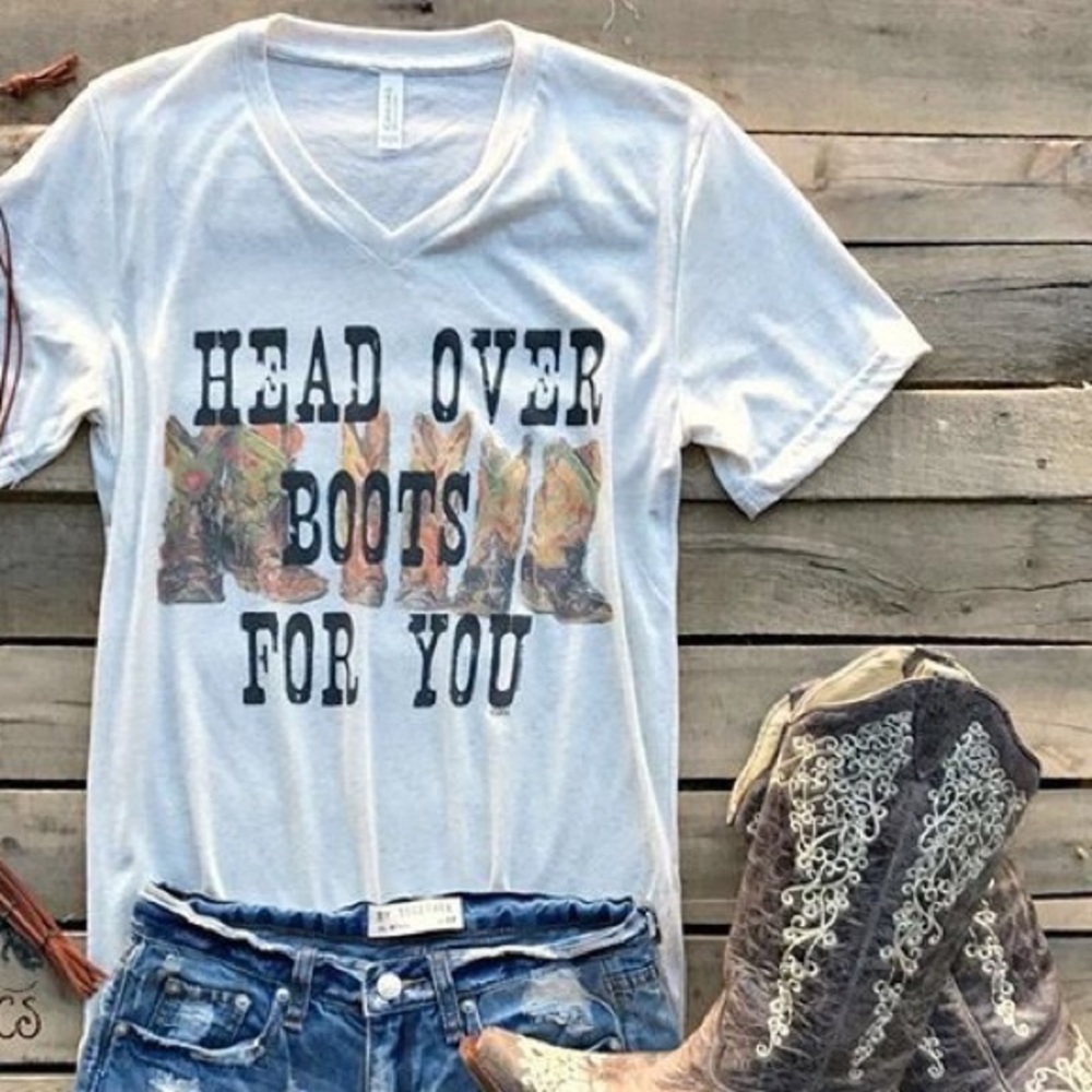 Head Over Boots For You Graphic Tee